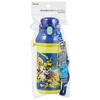 Skater Children's Plastic Water Bottle 480ml One Push Open/Close Antibacterial Child Friendly Lightweight Antibacterial Treatment Made In Japan Splato