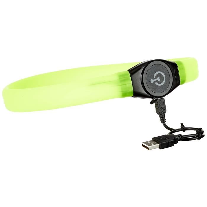 Collier LED - KERBL - Maxi Safe - 65 cm - 10 mm - Vert