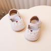 Baby shoes for girls aged 0-1 years, cute princess-style soft-soled shoes for spring and autumn, suitable for 3-6-12 months.