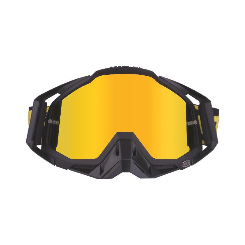 100 Off-Road Motorcycle Goggles with Nose Guard & Windshield Protection for Adults
