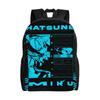 Hatsunes Anime Mikus Travel Backpack Men Women School Computer Bookbag Virtual Singer College Student Daypack Bags