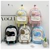 School bag Macaron girl backpack New primary school students large-capacity backpack Female junior high school students High school students