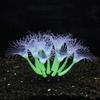 Silicone Feathered Coral Glowing Fake Coral Ornament Creative Glowing Artificial Coral  Fish Tank