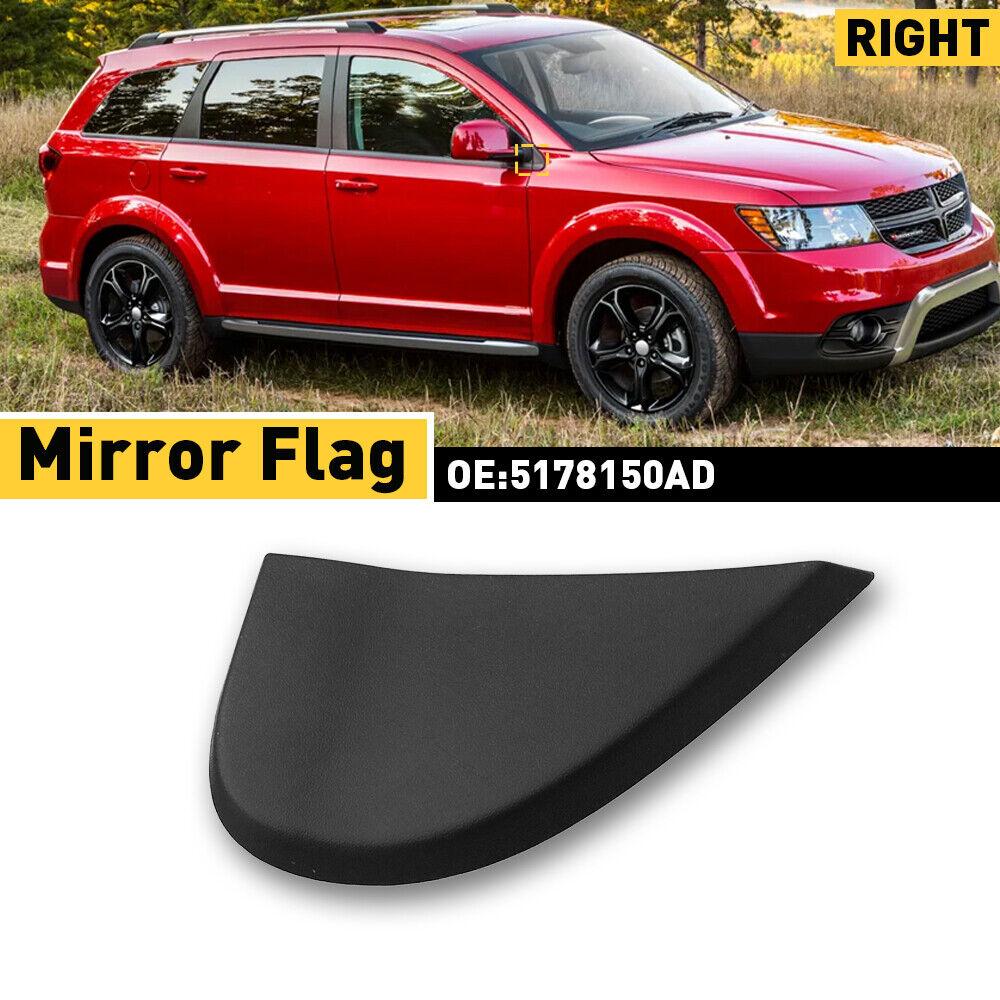 

Car Door Side Mirror Flags Applique Panel Molding Exterior Compatible For 2009-2020 Journey 5178150AD 5178151AD Acesssories