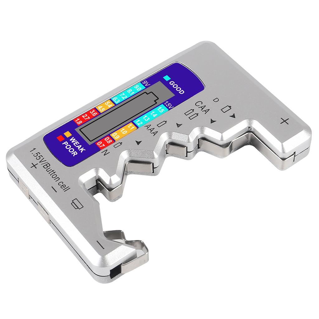Digital Battery Tester LCD Display Digital Checker Universal Battery Tester Volt Tester for AA/AAA 1.5V Button Cell Battery