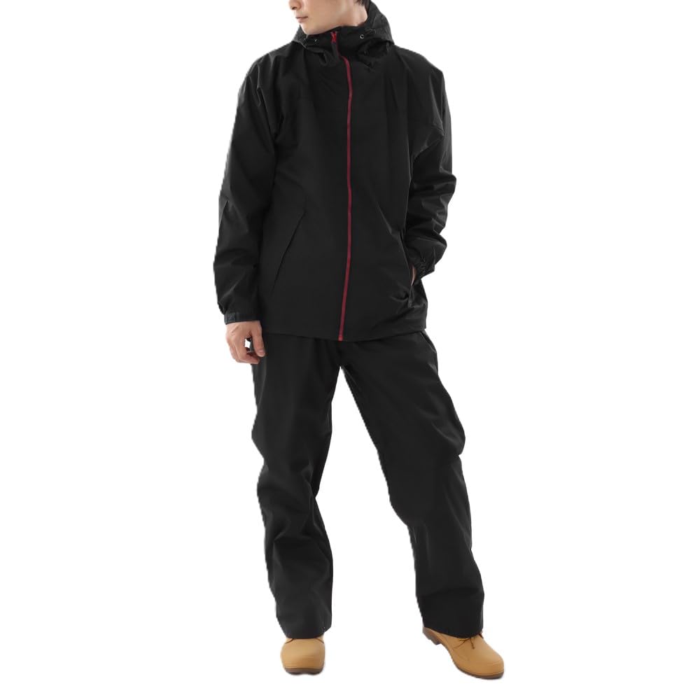 

Waterproof Rain Fully Lined Mesh Top and Cut for Easy 3D Extra Rain L [Kazimeiku] Suit, Bottom, Three-dimensional Movement, Suit, Black, чорний