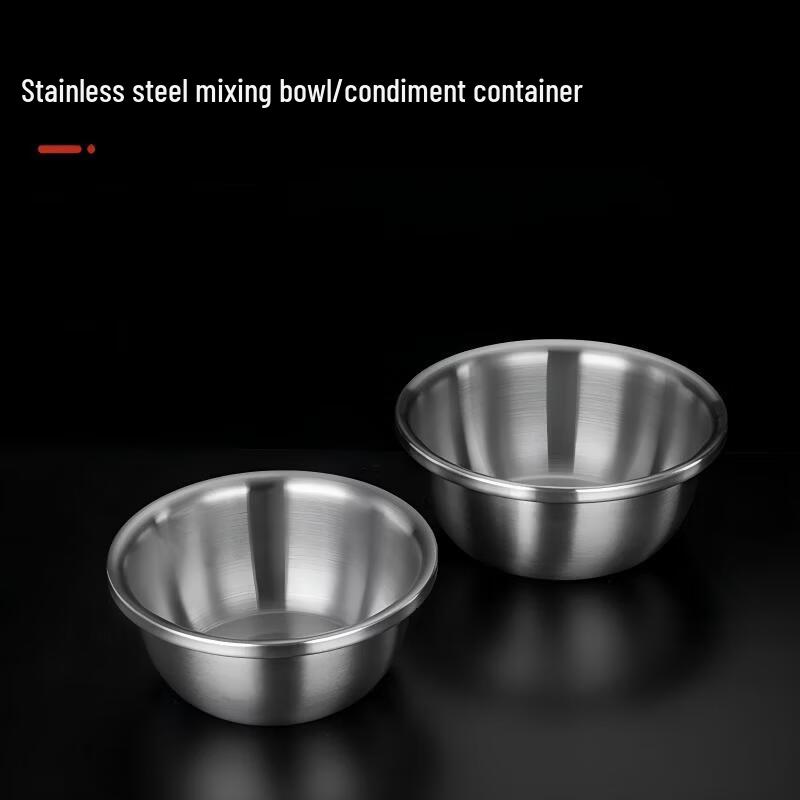 ARKIE Thickened Stainless Steel Deep Mixing Bowl & Colander
