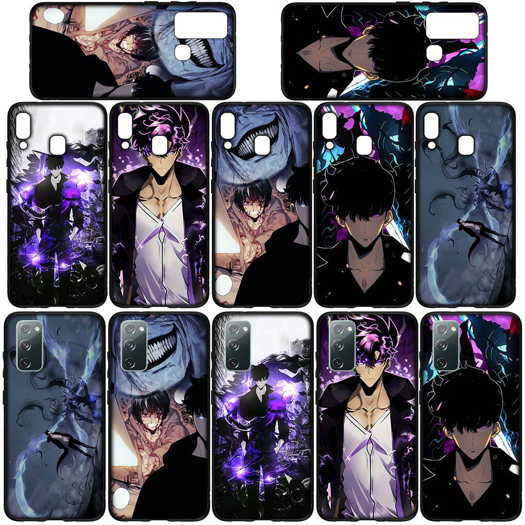 Phone Case for Samsung Galaxy S25 S23 S22 S24 Ultra FE A05 A06 A15 A16 A36 A37 A35 A54 A55 A56 A57 A25 A26 A53 A17 Cartoon Solo Leveling Arise Cover