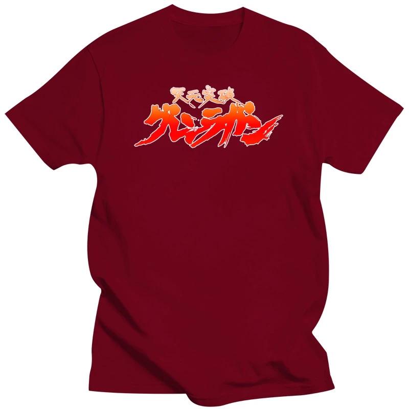 Japanese Anime Tengen Toppa Gurren Lagann T-shirt Men Woman Cotton Cozy Short Sleeve T-shirts Streetwear Oversized Tee Shirt Top