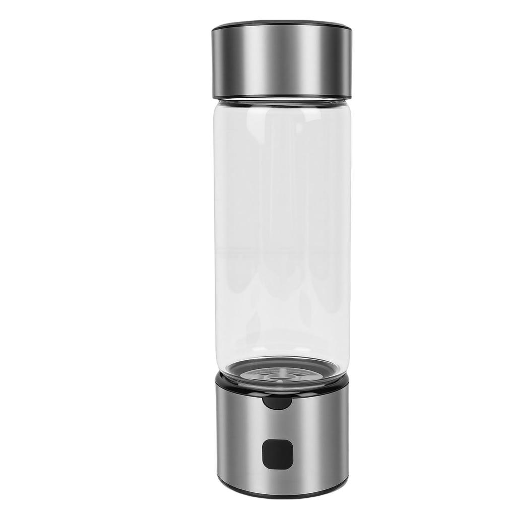Hydrogen Water Bottle Generator 460ml Portable USB Rechargeable Hydrogen Rich Water Glass Cup for Home Office Travel