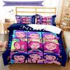 3pcs KPop Demon Hunters36 Cover Set - Personalized Name, HD Printed Bedding with 1 Cover and 2 Pillowcases - Perfect for Home Decor, Easy Care