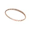 Pure Purple Gold Shiny Bead Bracelet Simple Foreign Gas Plated Colored Gold Plated Rose Gold Exquisite Jewelry