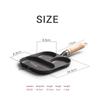 Iron Fri Honeycomb Compartment Frying Pan 2 3 4 Hole Cup Egg Frying Pan Nonstick Pancake With Wood Handle