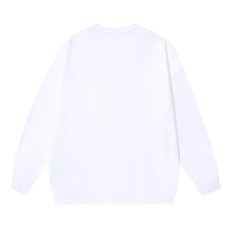 1273 Off-White New Oil Painting Pleated Art Printed Men's and Women's Round Neck Hoodies for Autumn and Winter 2026