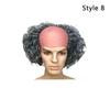 Clown Cosplay Bald Cap Wig Props Headgear Fashion Clown Wig  Halloween Party