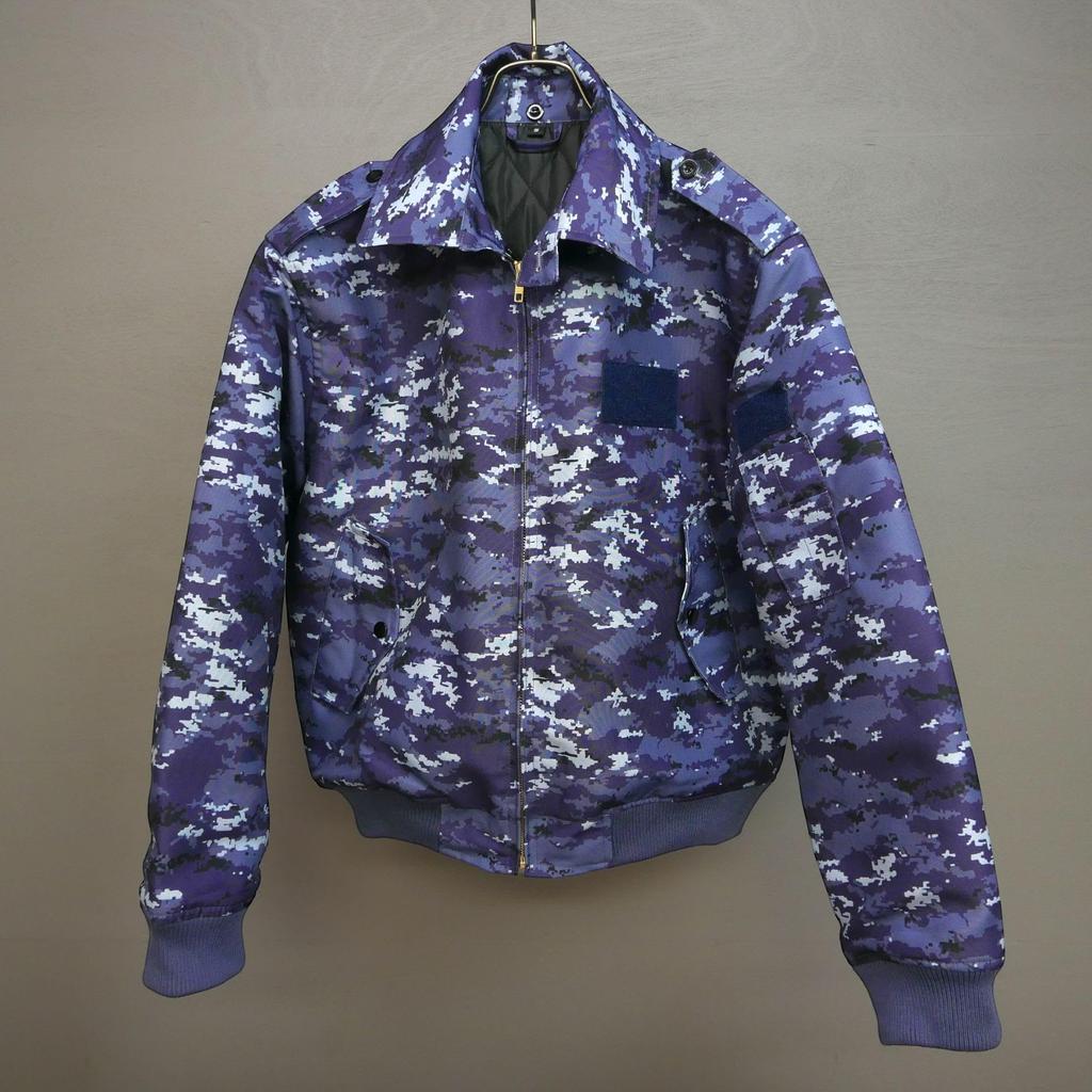 [Fuji Uniforms] Self-Defense Force Goods (Digital Camouflage Jumper) JMSDF Blouson for Cold Weather Outdoors (JP, Alphabet, M, JMSDF Camouflage)