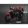 1/12 DUCATI Streetfighter V4 Karbonowy Czerwony Odlewane Pojazdy Zabawkowe Kolekcjonerskie Hobby Model Motocykla Zabawki Prezenty Urodzinowe dla Dzieci