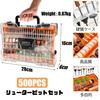 Socpuro Router Accessories Set (500 Pieces): Grinding Stone, Buff, Wire Brush, Sanding Band, and Drill Bit. Multipurpose Router Bit Set for Polishing,