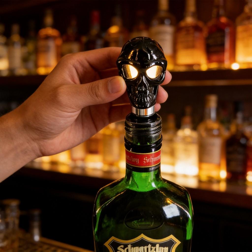 Harry Potter Skull Wine Stopper With Pourer For Bar Home Use Gift