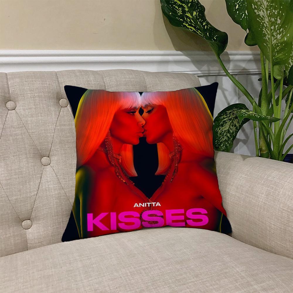 cushion cover Square Sofa Cushion Cover Casual A-Anitta Skin-Friendly Hot Comfortable Singer Pillow Cover