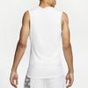Nike Tank Tops Men's White Crew Neck Moderate Straight Fit BV5601-100