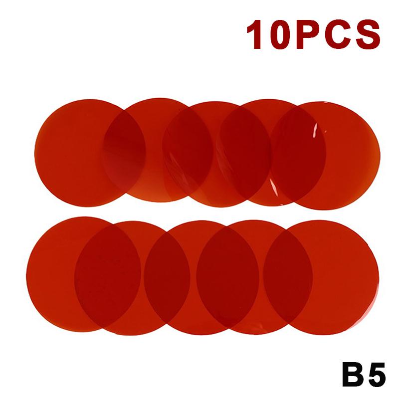 5/10Pcs Self-Adhesive Color-Changing Film For Lights Warm Light Ambiance Lamp Replacement Sheets 74Mm Light Stickers Diy Ambient
