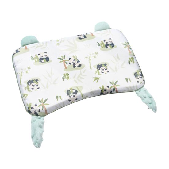 

Подушки для младенцев, дышащая двухсторонняя подушка для новорожденных, мягкая подголовник, предотвращающая плоскую голову, подушка для сна младенцев 1.5cm зелёный