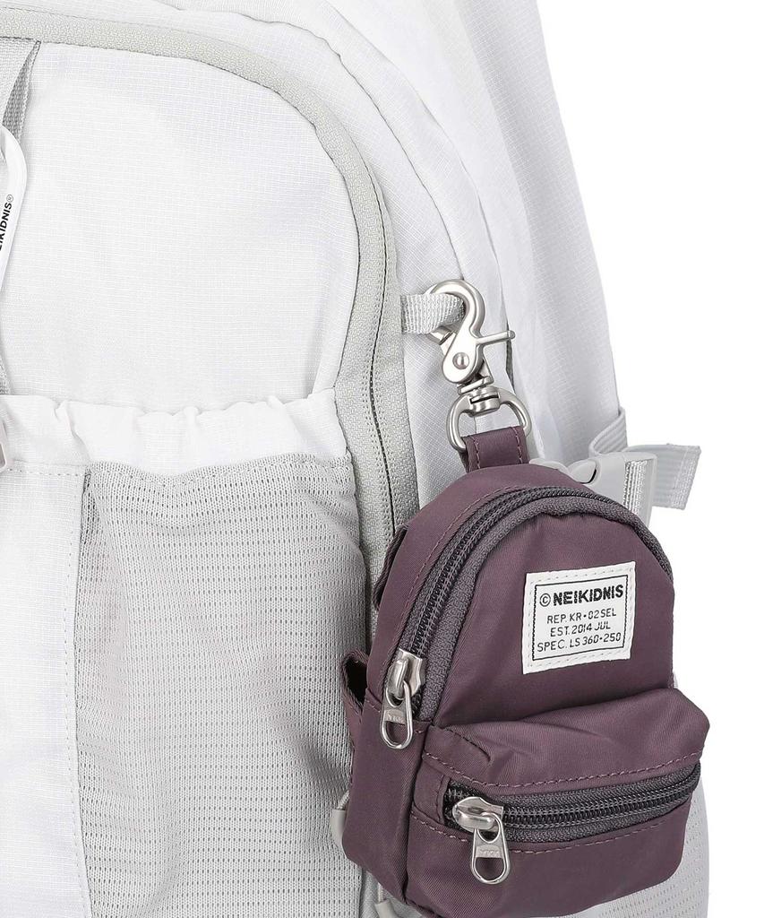 Neikidnis Carabiner Mesh Backpack Ripstop White