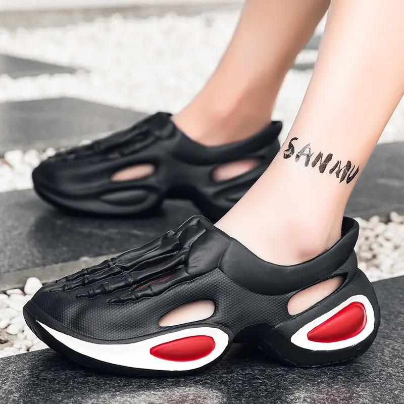 Fashion Height Male Shoe Ultralight with Platform Beach Non-slip Stylish Pvc 39 Summer 2025 Barefoot Japanese Daily Use Buy Men's Sandal