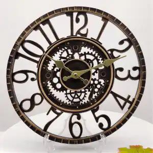 Outdoor Resin Wall Clock Waterproof, 12 Inch Silent Non Ticking Clock Decorative Clock for Patio, Garden, Pool or Living Room