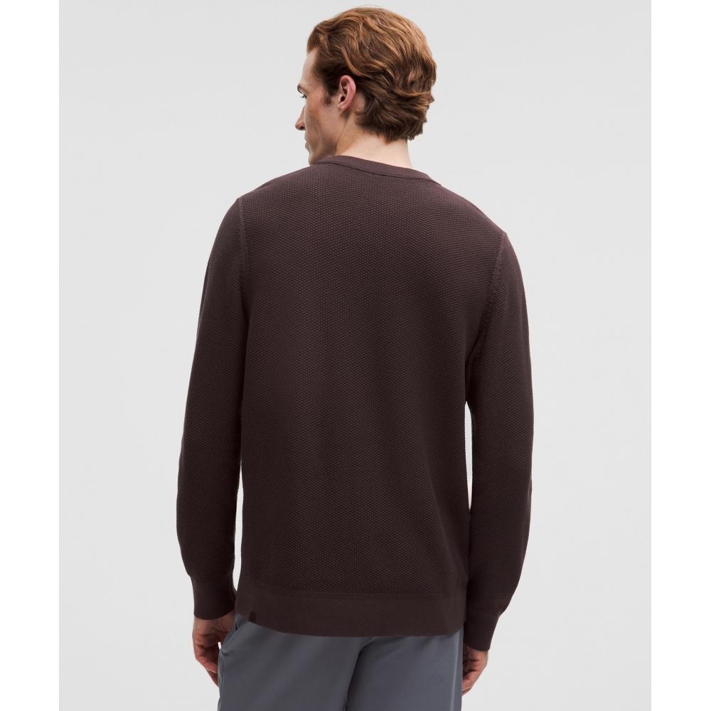 Lululemon Textured Knit Crewneck Sweater Sequoia