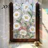 Removable Heat Control Film Sun Catcher Static Window Film, Flower Butterfly Self-Adhesive Glass Sticker, Decorative Privacy Screen for Windows Cling
