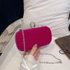 Borsa Nera di Velluto da Donna 2025 Vip Designer Borse di Lusso Pochette da Sera e Borsa a Tracolla Portafogli