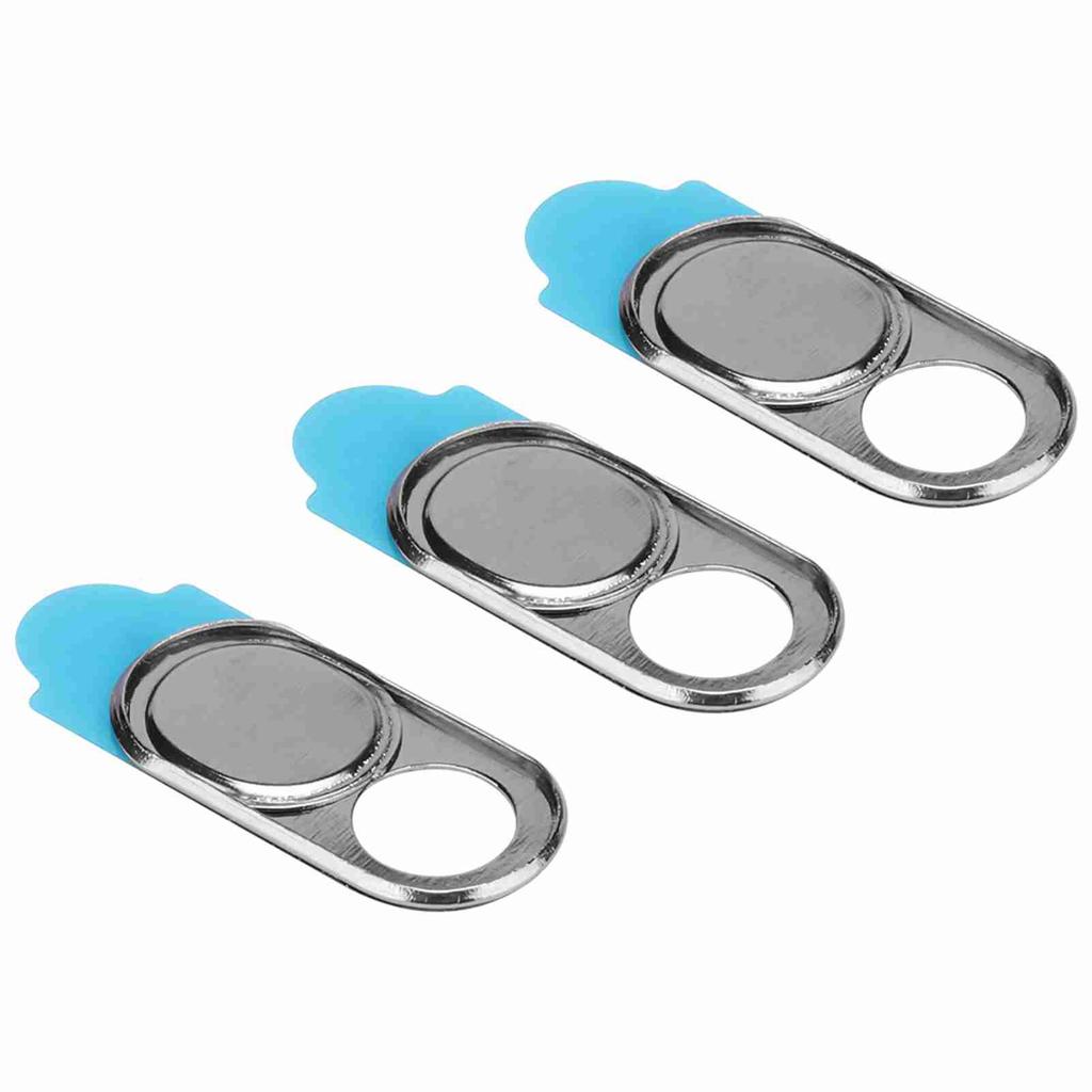 3pcs Metal Lens Cap Camera Privacy Protect Sticker Webcam Cover For Smartphone Tablets