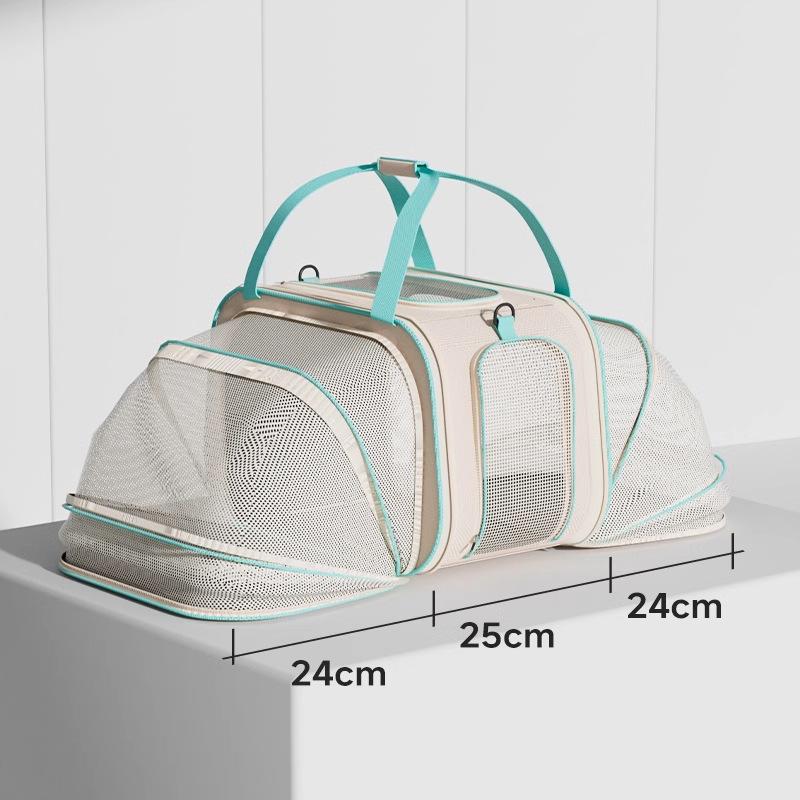 Cat Bag Tie Rod Out Backpack Can Be Extended Back and Forth Portable Cat Bag Carry Portable Large-capacity Pet Dog Bag