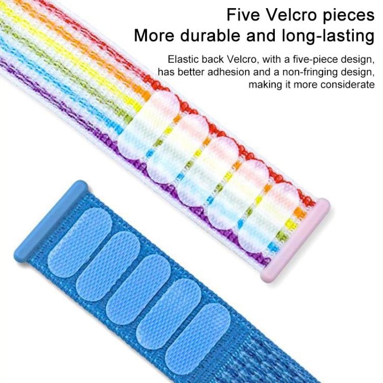 Plastic‑Cover Integrated Nylon Loop Watch Band for Xiaomi Smart Band 9 Active / Redmi Band 3, Replacement Strap, Strap Only