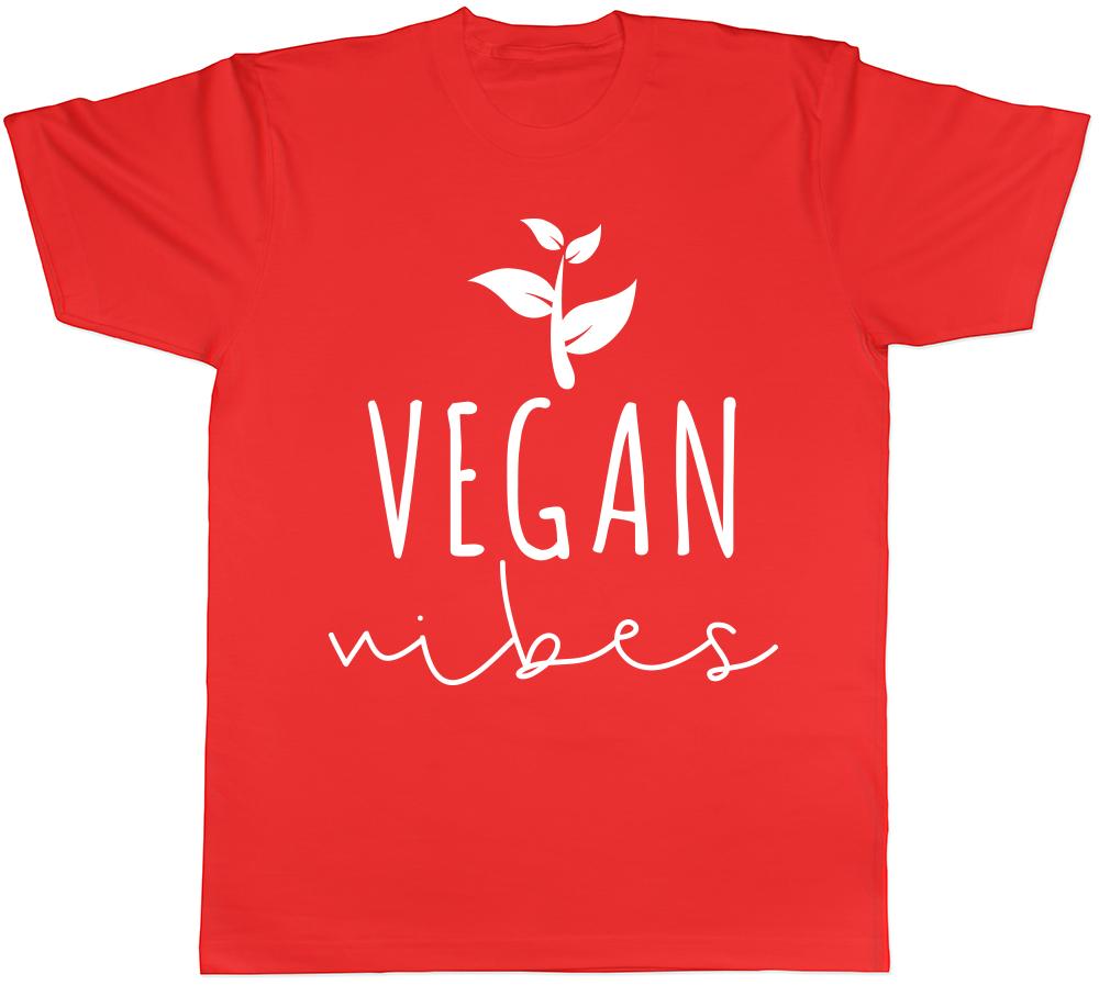 Vegan Vibes Mens Womens Ladies TShirt Tee S
