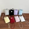 Solid Color Small Square Bag Multifunctional Single Shoulder Bag Mini Crossbody Bag  Walking