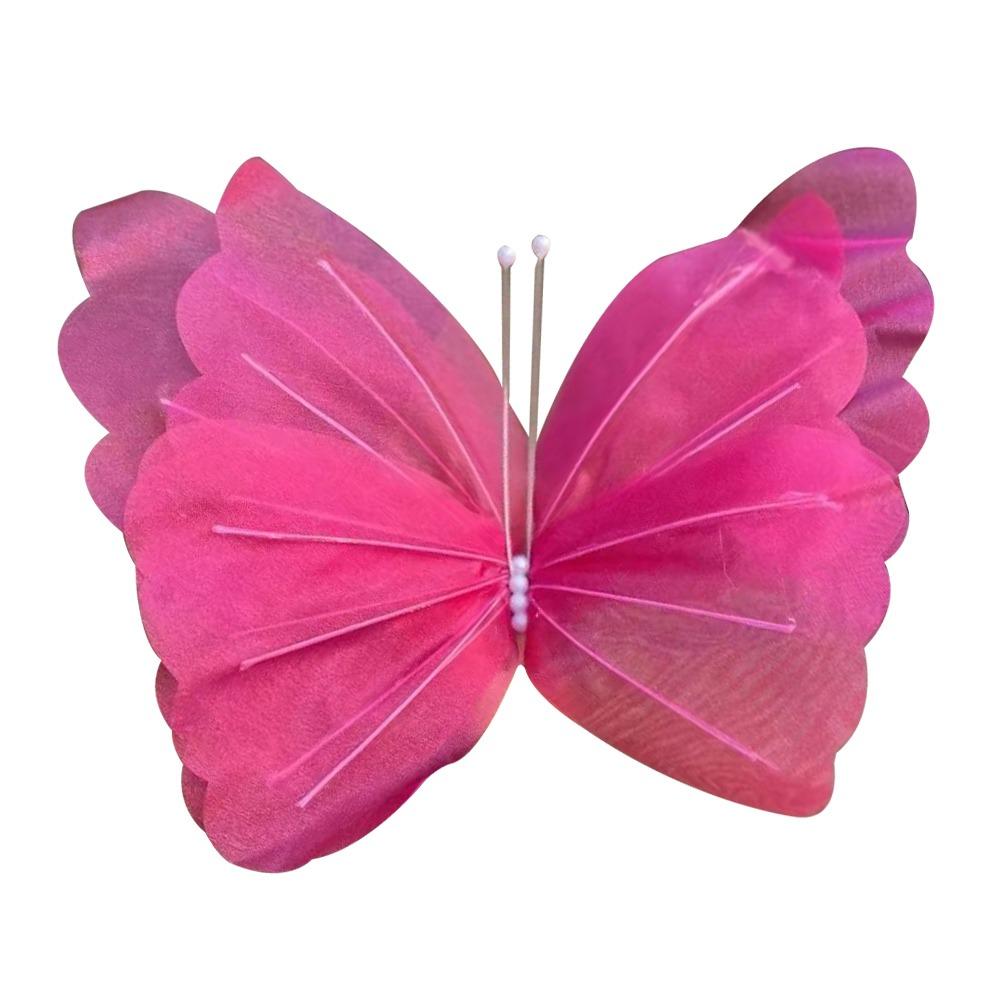 Big Size 3D Butterfly Decoration 50cm Large Artificial Butterfly  Valentines Day