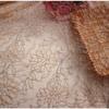 3 Meters Eyelash Lace Fabric,White Black Two-tone Eyelash Lace Trim Soft Red Skin Tone French Bilateral Flower Lace Fabric 150CM