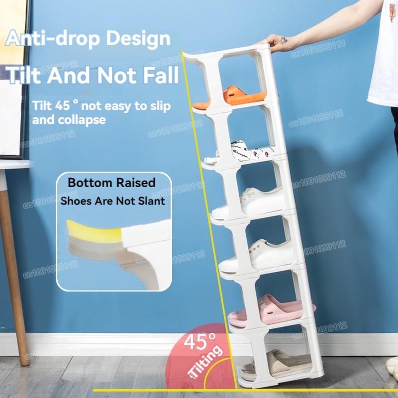 Multi-layer Shoes Storage Rack Minimalist Shoe Organizer for Home Dormitory Saving Space Wall Corner Shoe Cabinets