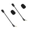 2Pcs Microphone Replacement for HyperX Cloud Flight S Noise Canceling 3.5mm Plug Detachable Mic