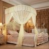 OEING Retractable U-shaped Mosquito Net Bed Tent