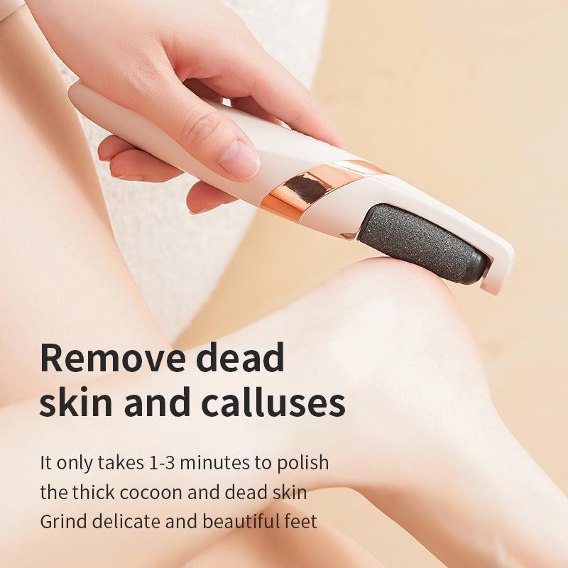 USB Rechargeable Electric Foot Callus Remover Automatic Scrubber for Feet Hands, Multifunctional Pedicure Tool,for Smooth Feet.