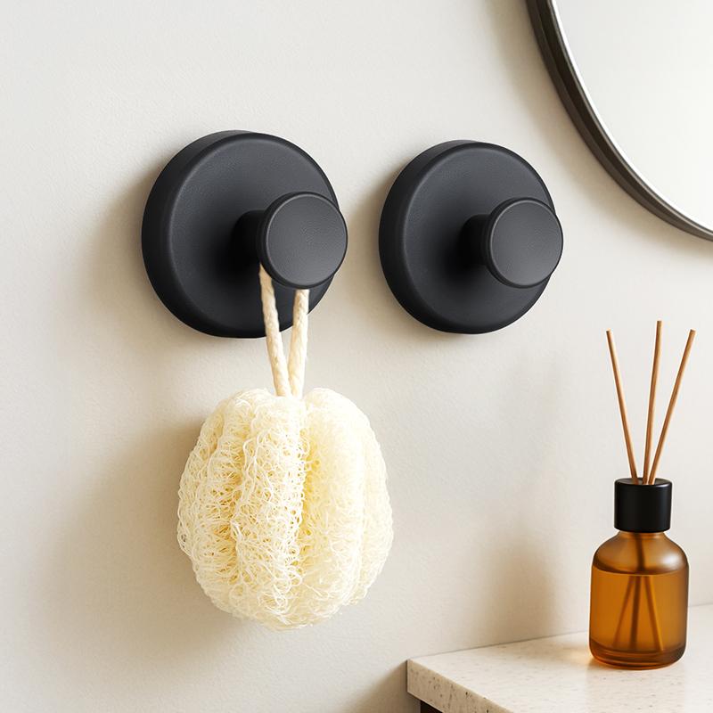 Suction Cup Hook Strong Vacuum Bathroom Suction Cup Hooks Waterproof Towel Holder Pp Durable Wall Hanger For Hanging Robe
