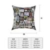 Banksy England Street Art Graffiti Throw Pillow Cover Polyester Throw Pillow Casual Cushion Covers