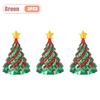 1-10PCS 3D Printed Spiral Christmas Tree Ornament Dual Color Swirl Cone Stress Relief Toy Creative Xmas Decor Kids Gift Home