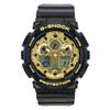 G-Shock Resin Strap Analog Digital Gold Dial Quartz GA-100GGB-1A9 200M Men's Watch