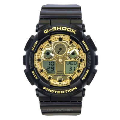 G-Shock Resinarmband Analog Digital Zifferblatt Gold Quarz GA-100GGB-1A9 200M Herrenuhr