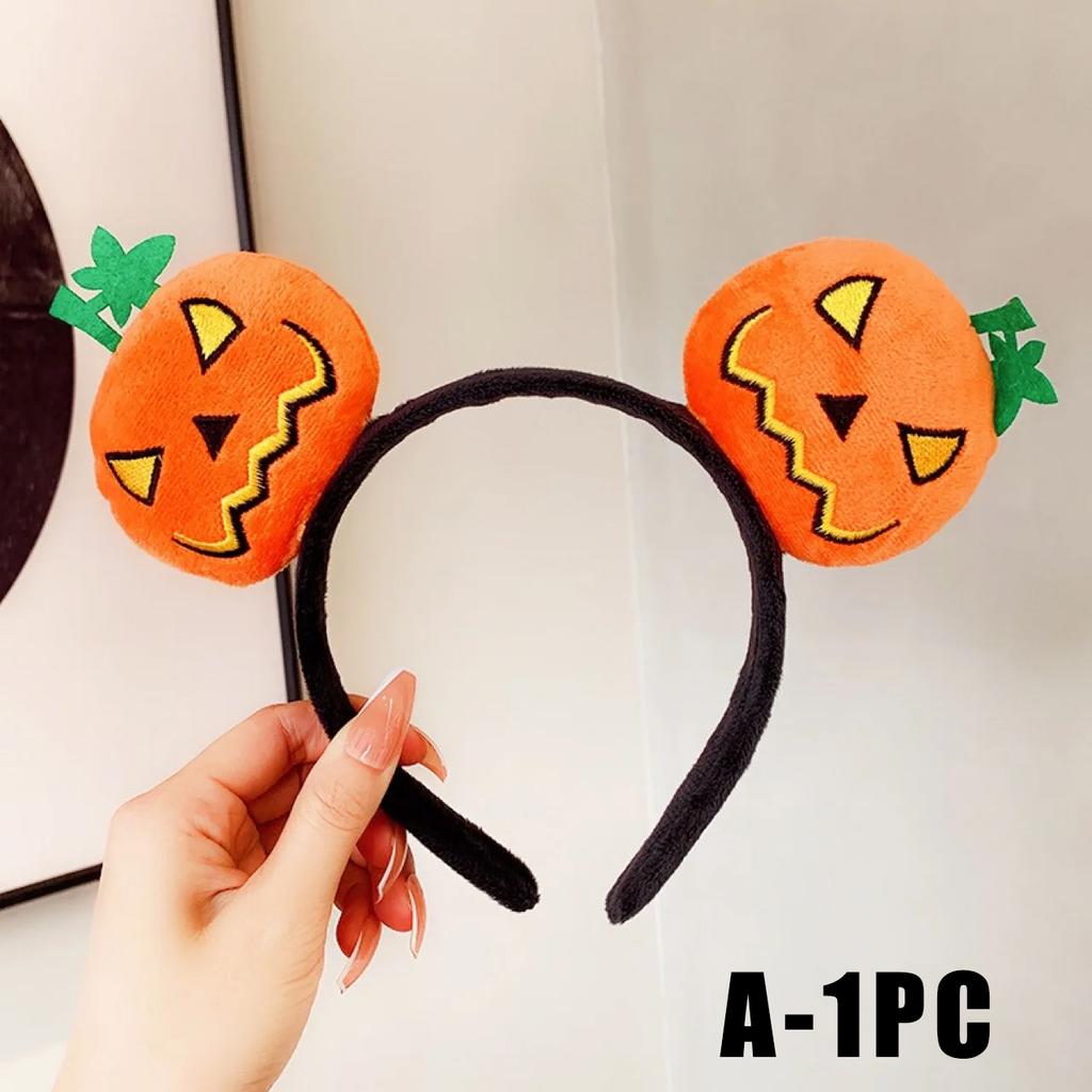 Niedliche Cartoon Anime Kürbis Puppe Halloween Stirnband Lustige DIY Feiertagsrequisiten Haarbündel und Reifenstil Partydekorationen